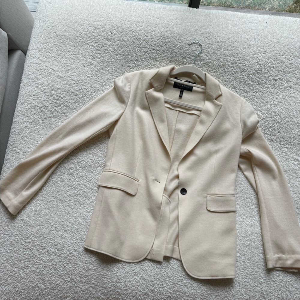 Rag & Bone Cream Blazer